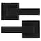 Kwikset Kwikset Singapore Matte Black Passage Lever 1-3/4 in. 97200-899 - alternate 2